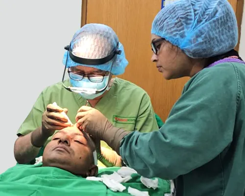 Hair transplant surgery